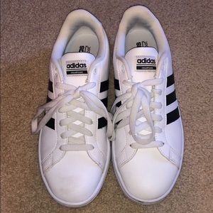 Adidas women’s white sneakers